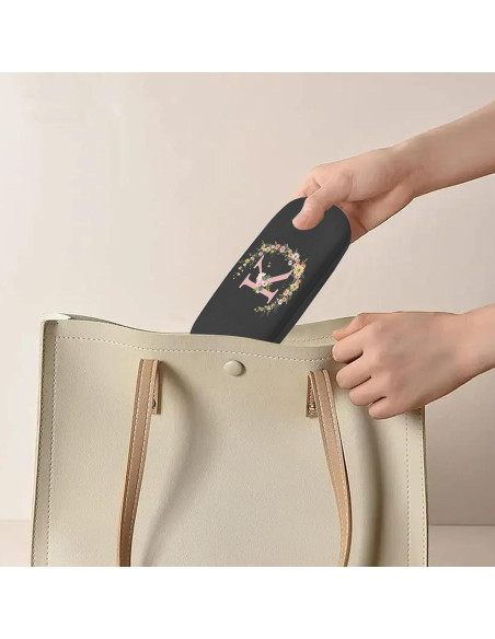 Estuche Duro para Gafas Letra Inicial con Paño de Limpieza Estuche Duro para Gafas Letra Inicial con Paño de Limpieza