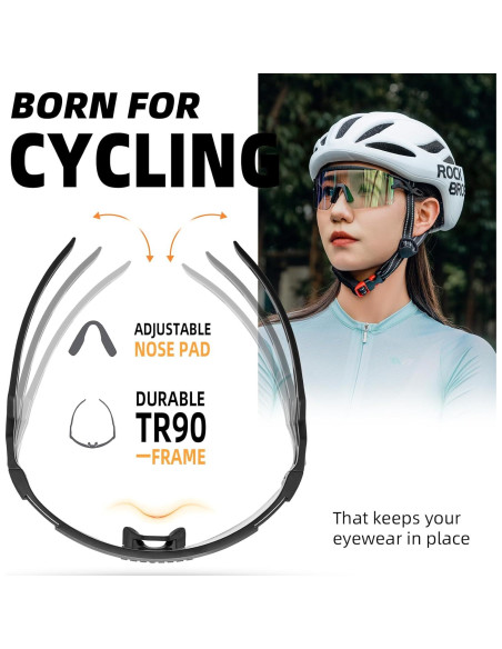 Gafas de Ciclismo ROCKBROS UV Protección Viento Arena Gafas de Ciclismo ROCKBROS UV Protección Viento Arena