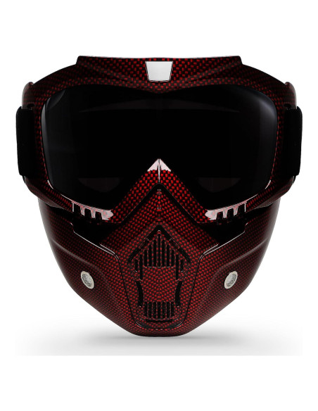 Gafas de Motocicleta GGBuy con Máscara Facial Removible Gafas de Motocicleta GGBuy con Máscara Facial Removible