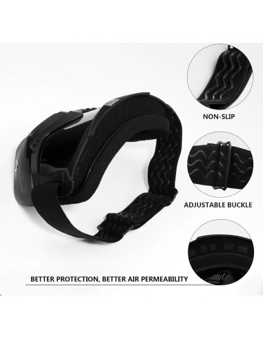 Gafas de Moto Tongshop Mt-009-S9 con Máscara Removible