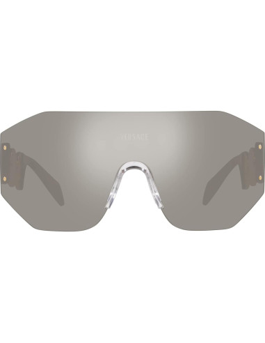 Gafas de sol Versace unisex espejo gris marco plateado