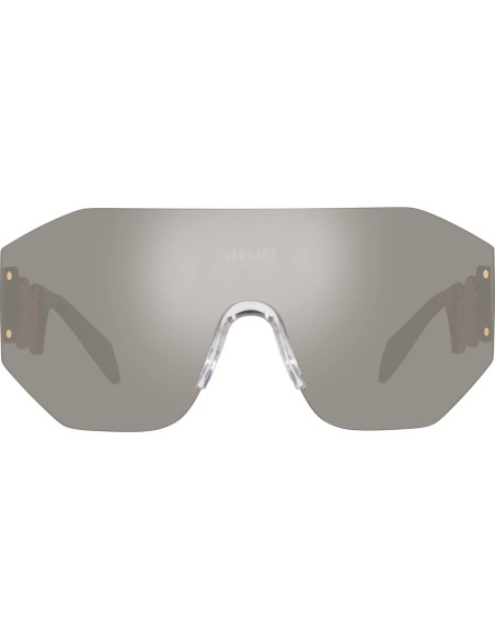 Gafas de sol Versace unisex espejo gris marco plateado Gafas de sol Versace unisex espejo gris marco plateado