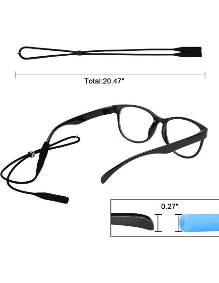 Correa Ajustable para Gafas Hifot 52 cm 12 Colores y Paño Correa Ajustable para Gafas Hifot 52 cm 12 Colores y Paño