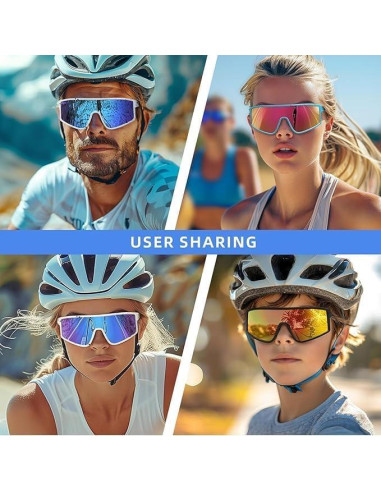 Gafas de Ciclismo Polarizadas SPOSUNE UV400 Unisex