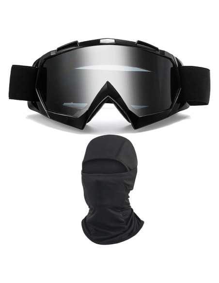 Gafas de Motocross Immoono con Balaclava y Lentes HD Gafas de Motocross Immoono con Balaclava y Lentes HD