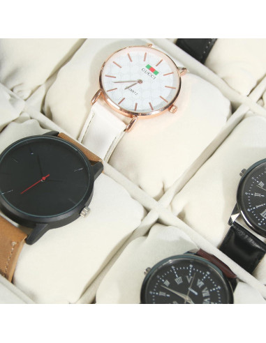 Bandeja Organizadora de Reloj y Pulsera Coward 12 Rejillas
