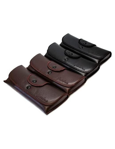 Funda para Gafas Calabria de Cuero Sintético 4Pack Vintage