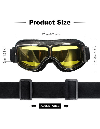 Gafas de Motociclismo YOTAWA Anti-Rayones Unisex