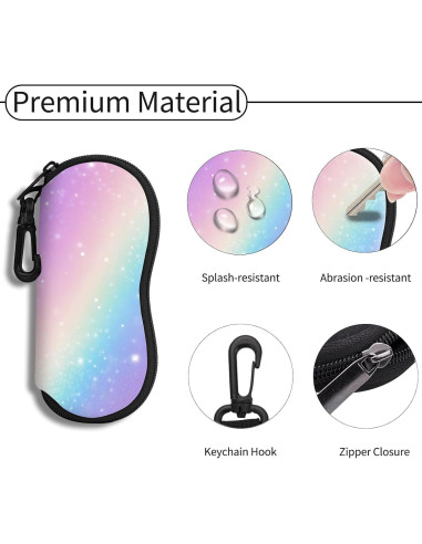 Funda de Gafas Hion Neopreno Ultra Ligera con Cierre y Clip