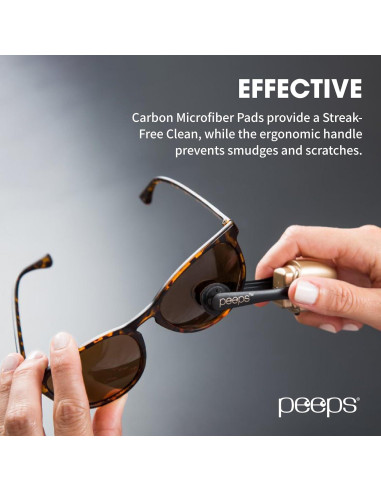 Limpiador de Gafas CarbonKlean Peeps - 3 Unidades - Oro