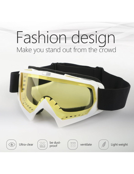 Gafas de Motocicleta GGBuy Dirt Bike UV400 Anti Niebla Gafas de Motocicleta GGBuy Dirt Bike UV400 Anti Niebla