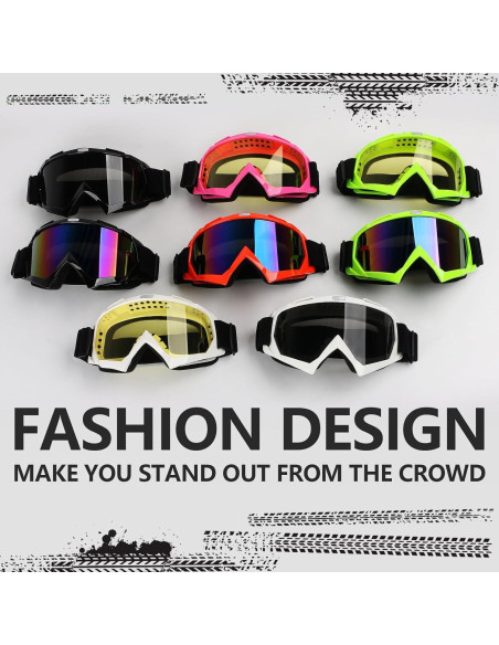 Gafas de Motocicleta GGBuy Dirt Bike UV400 Anti Niebla Gafas de Motocicleta GGBuy Dirt Bike UV400 Anti Niebla