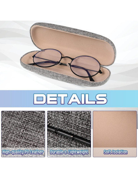 Frienda Funda Dura para Gafas 2 Set Verde y Gris Frienda Funda Dura para Gafas 2 Set Verde y Gris