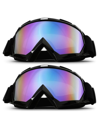 Gafas de Motocicleta GGBuy ATV UV400 Antivaho Ajustables