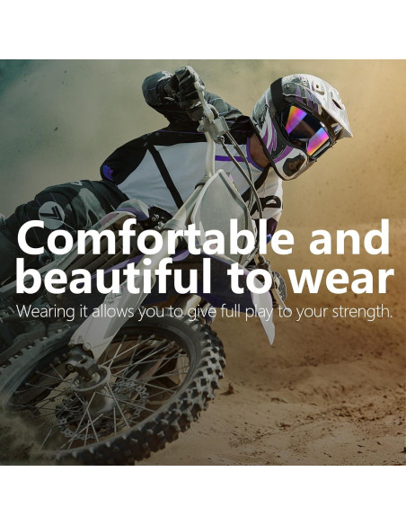 Gafas de Motocicleta GGBuy ATV UV400 Antivaho Ajustables Gafas de Motocicleta GGBuy ATV UV400 Antivaho Ajustables