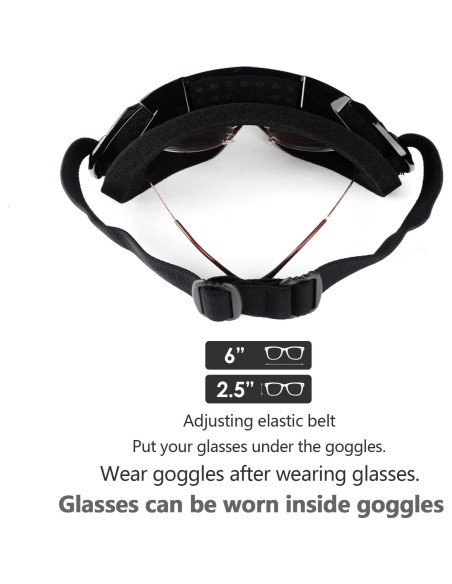 Gafas de Motocicleta GGBuy ATV UV400 Antivaho Ajustables Gafas de Motocicleta GGBuy ATV UV400 Antivaho Ajustables