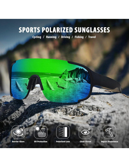 Gafas de sol deportivas Ofwin UV400 para ciclismo y pesca Gafas de sol deportivas Ofwin UV400 para ciclismo y pesca
