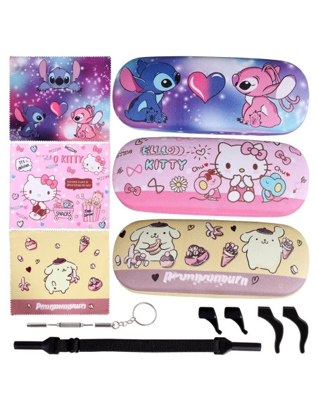 Estuche para Gafas ADBGV Duro con Accesorios y Paño Estuche para Gafas ADBGV Duro con Accesorios y Paño