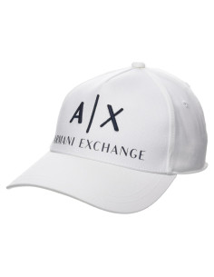 Gorra de béisbol Armani Exchange Talla Única Blanco Marino