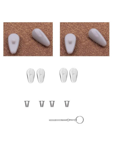 Kit de reparación de almohadillas para gafas Janky con tornillos