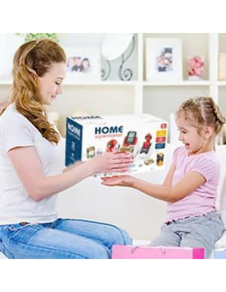 Juguete de Registro de Caja Yoliyogo 33pcs con Escáner y Sonido Juguete de Registro de Caja Yoliyogo 33pcs con Escáner y Sonido