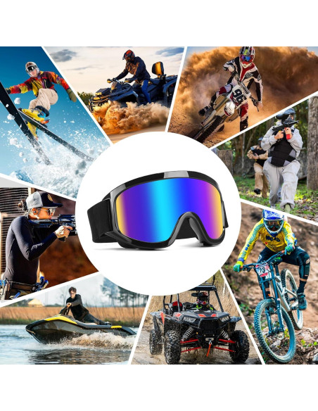 Gafas de Motocross UV400 - Protección Viento y Polvo Gafas de Motocross UV400 - Protección Viento y Polvo
