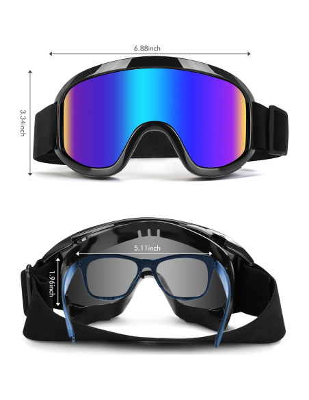Gafas de Motocross UV400 - Protección Viento y Polvo Gafas de Motocross UV400 - Protección Viento y Polvo