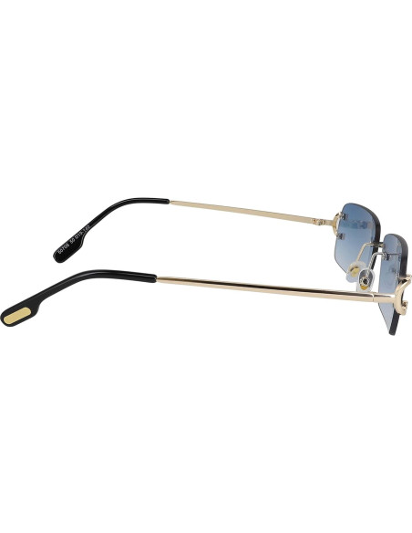 Gafas Flawless Unisex Elegantes Sin Montura Lente Claro Gafas Flawless Unisex Elegantes Sin Montura Lente Claro