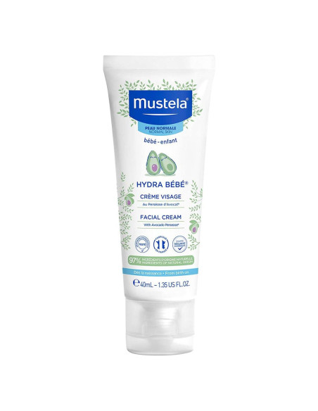 Crema Facial Mustela Hydra Bebé 40 ml - Hidratante Diario con Aguacate Crema Facial Mustela Hydra Bebé 40 ml - Hidratante Diario con Aguacate