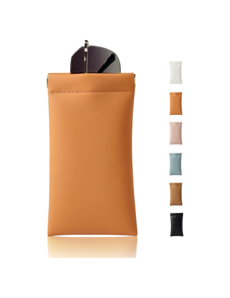 Estuche para Gafas MEIBOOCH Naranja Grande con Tapa Estuche para Gafas MEIBOOCH Naranja Grande con Tapa