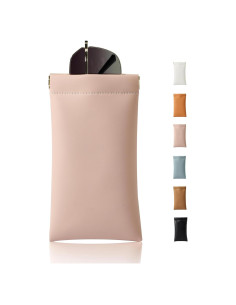 Estuche para Gafas MEIBOOCH Rosa Grande con Tapa Compresión