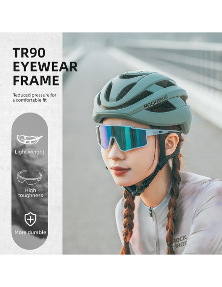 Gafas de Ciclismo ROCKBROS UV400 Lentes Polarizadas Gafas de Ciclismo ROCKBROS UV400 Lentes Polarizadas