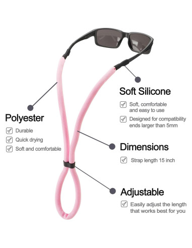 Soporte de Gafas Flotantes Omnful - Correa Ajustable 76cm