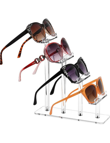 Soporte Acrílico para Gafas MOOCA 4 Niveles 2 Piezas