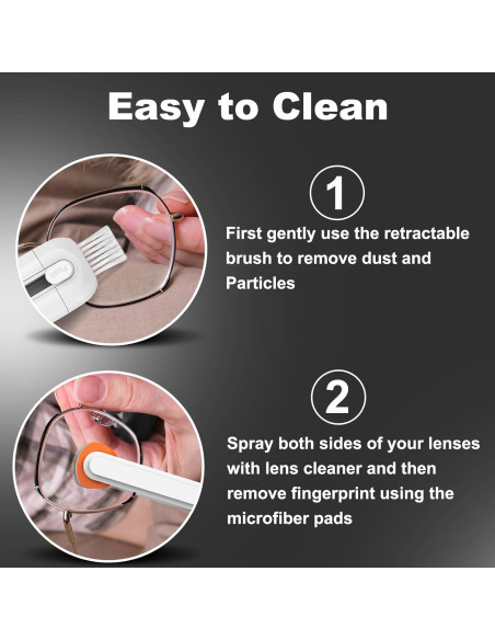 Kit de Limpieza de Gafas Maxsure 3 en 1 con Spray 30ml Kit de Limpieza de Gafas Maxsure 3 en 1 con Spray 30ml