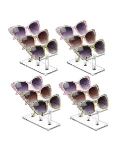 Soporte de Gafas MOOCA 4 Piezas Acrílico 3 Niveles