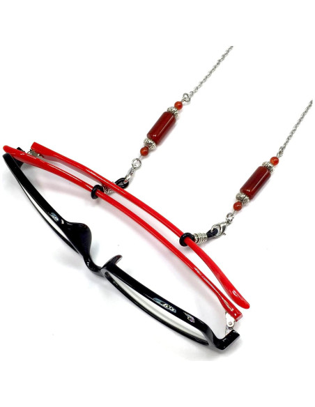 Cadena para Gafas ALBATROSART con Cuentas de Piedra Natural Cadena para Gafas ALBATROSART con Cuentas de Piedra Natural