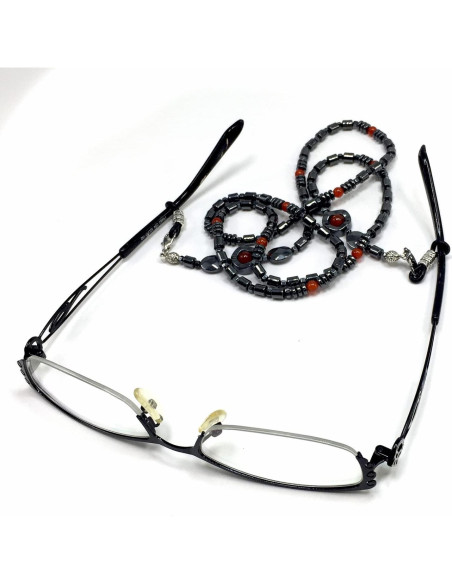 Cadena para Gafas ALBATROSART con Cuentas de Piedra Natural Cadena para Gafas ALBATROSART con Cuentas de Piedra Natural