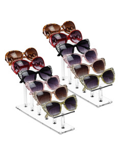 Soporte de Gafas MOOCA 2 Pcs 6 Niveles Acrílico