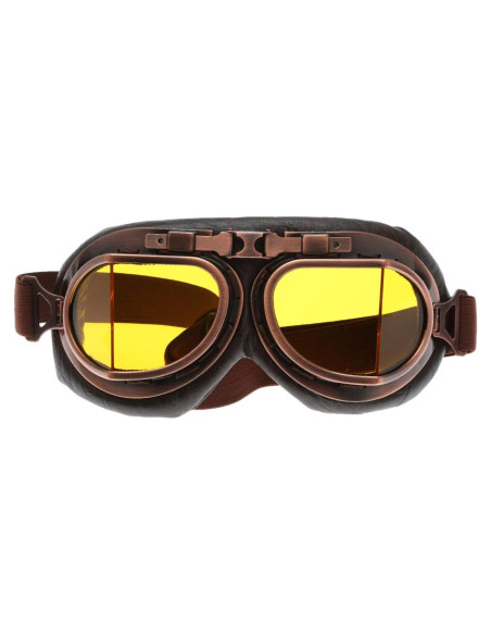 Gafas de Motocicleta MUXSAM Vintage UV400 Amarillo Gafas de Motocicleta MUXSAM Vintage UV400 Amarillo
