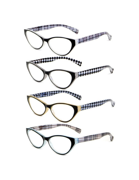 Gafas de lectura cat eye Calabria Emily para mujeres - Lentes +0.50 a +6.00 Gafas de lectura cat eye Calabria Emily para mujeres - Lentes +0.50 a +6.00
