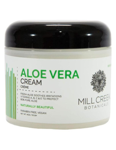 Crema de Aloe Vera Mill Creek 113.4 g - 80% Puro