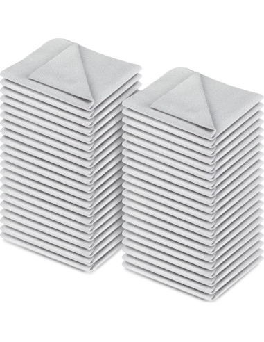 Paño de Limpieza iGeyzoe 100 Pcs Suede 15x18 cm