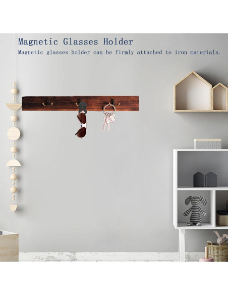 Soporte Magnético para Gafas de Silicona - 2 Clips Estilo Margarita Soporte Magnético para Gafas de Silicona - 2 Clips Estilo Margarita