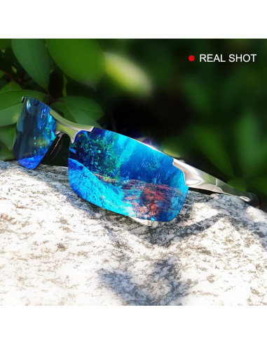 Gafas de sol polarizadas LINVO para hombres, ultraligeras UV400