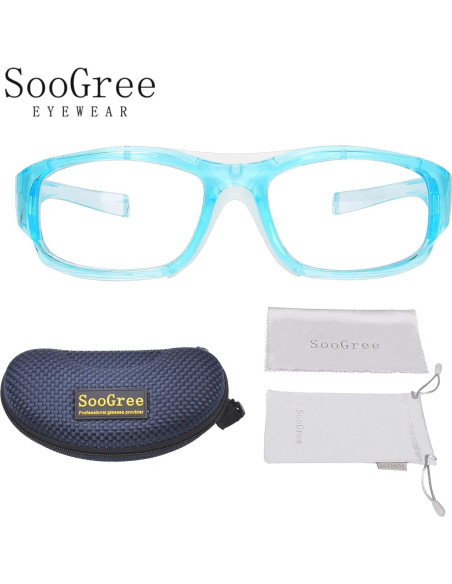 Gafas Deportivas TR90 Azul Claro con Correa Ajustable Gafas Deportivas TR90 Azul Claro con Correa Ajustable