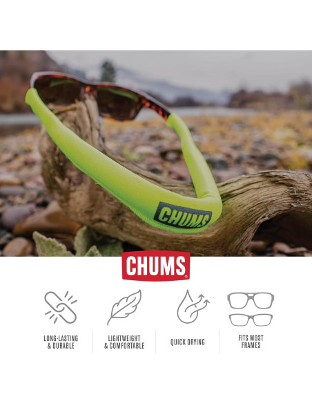 Retenedor de Gafas Flotante Chums Neo Naranja - Ajuste Universal Retenedor de Gafas Flotante Chums Neo Naranja - Ajuste Universal