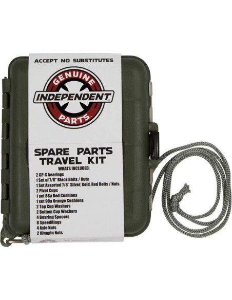 Kit de Piezas de Repuesto para Patineta Independent - Rodamientos, Gomas, Tornillos Kit de Piezas de Repuesto para Patineta Independent - Rodamientos, Gomas, Tornillos