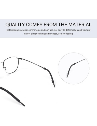 20 Pares Sujetadores Gafas SooGree Antideslizantes Silicona
