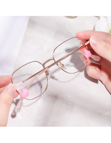 15 Pares de Retenedores de Gafas Silicona Multicolor Amor